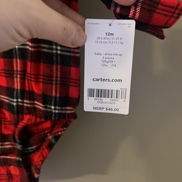 NWT Button Up Onesie - Picture 2 of 3
